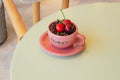 ☕Cherry's Cortado Cup & Saucer - Glossy Edition