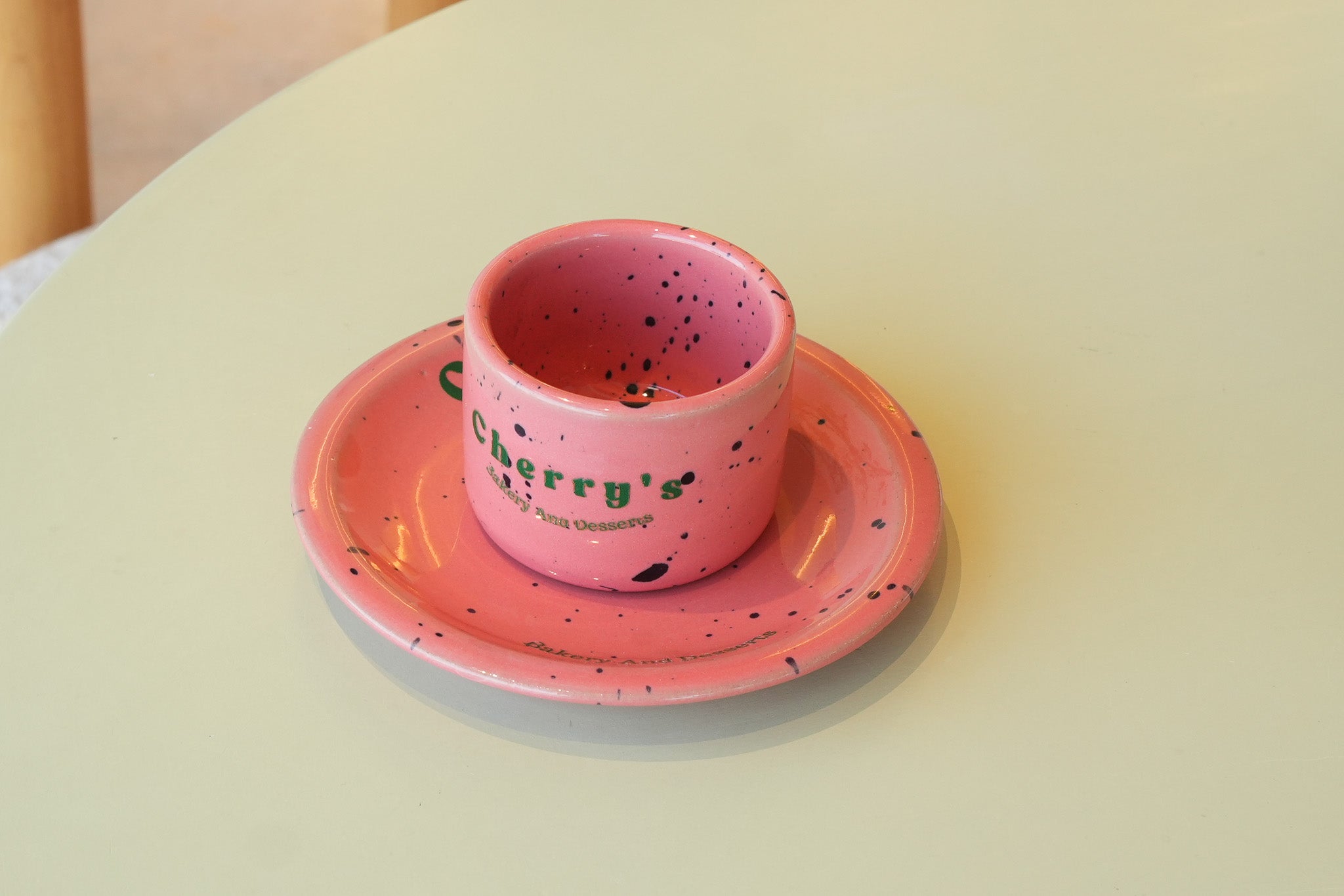 ☕Cherry's Espresso Cup & Saucer - Glossy Edition